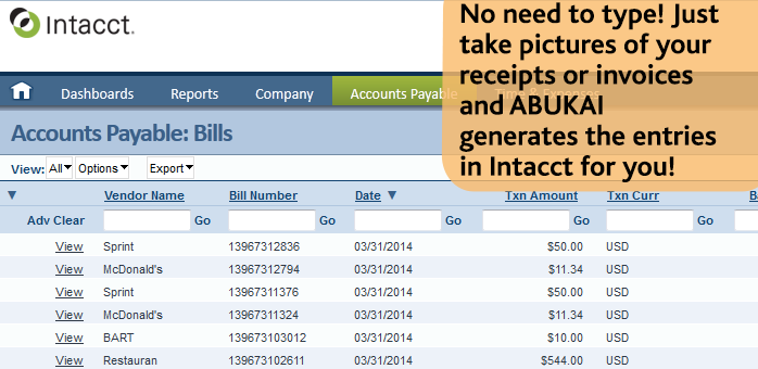 ABUKAI with Intacct